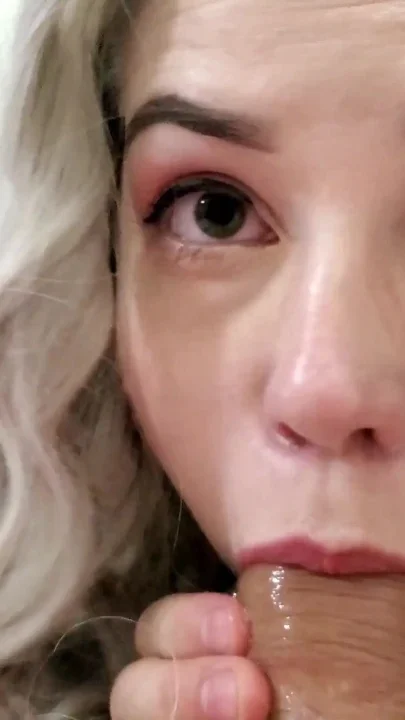 Cute Blond Stepsister Sucks The Cum Out Of Cock Clip 1