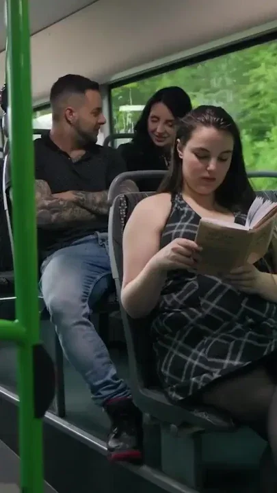 MATURE4K Jumping on a cock in the bus Clip 1