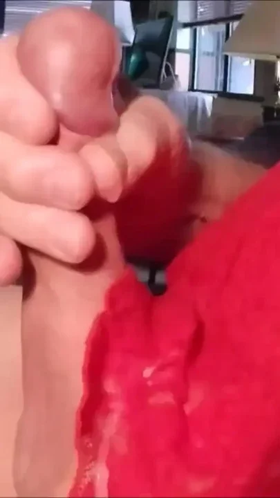 Grandpa enjoying himself masturbating in lingerie Clip 1
