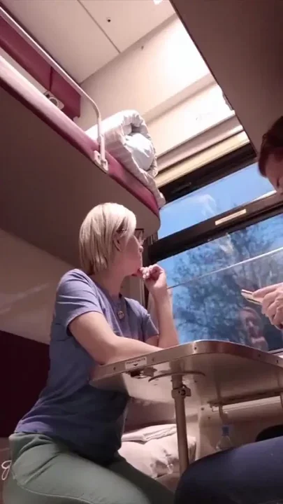 Met a Hot Bitch on the Train and Fucked Her Hard with a Big Cock