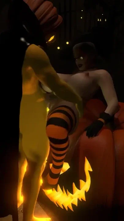 Esmeralda Is Sexy Mature Witch Fucking Pumpkin King On Halloween Clip 1