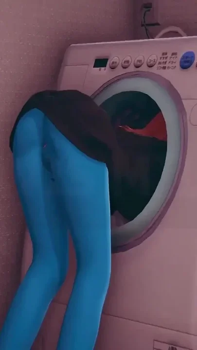 Redhead Stuck in Washing Machine Sexy Rescue & Locker Room Tease 3d Animation