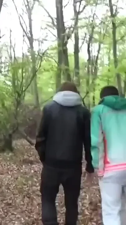 Yougn straight sucked by gay in the forest cruising
