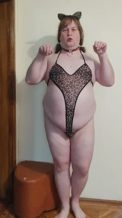 Prancing like a sissy in heat