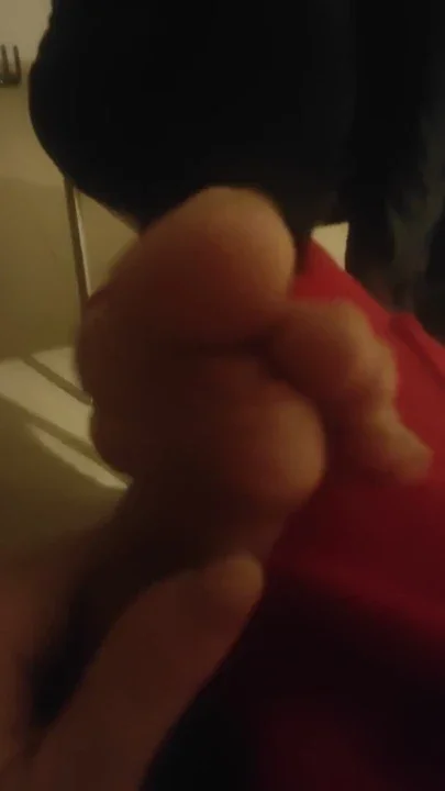 Soft feet teasing cock Clip 1
