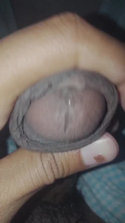 Very hardcore masturbation by big hot dick at midnight Clip 1