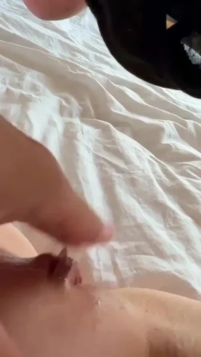 Masturbating Creamy Pussy and Orgasm Female POV Clip 1