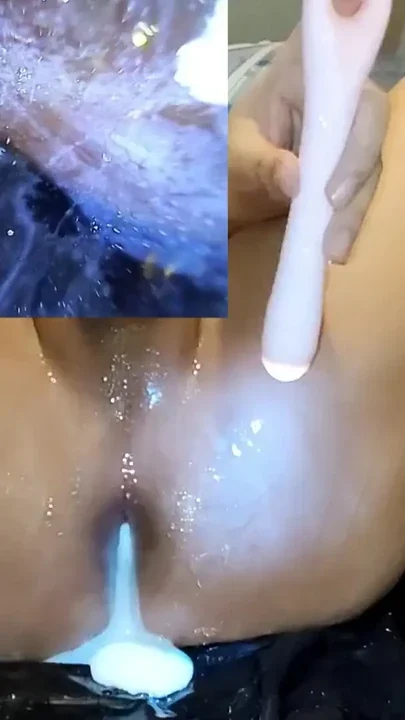 Observe my asshole filled with semen simulation Clip 1