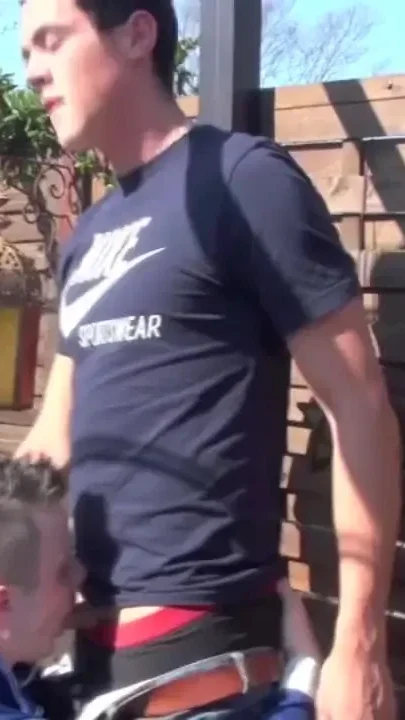 Fucked by his best friend tin the garden outdoor