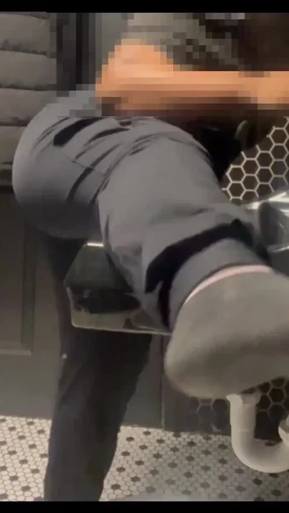 These Bathrooms Are OUT OF Order But IM HORNY So I Locked Myself In Clip 1