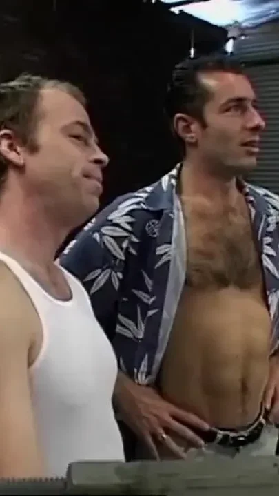 Two big cocks in his pussy to the cum