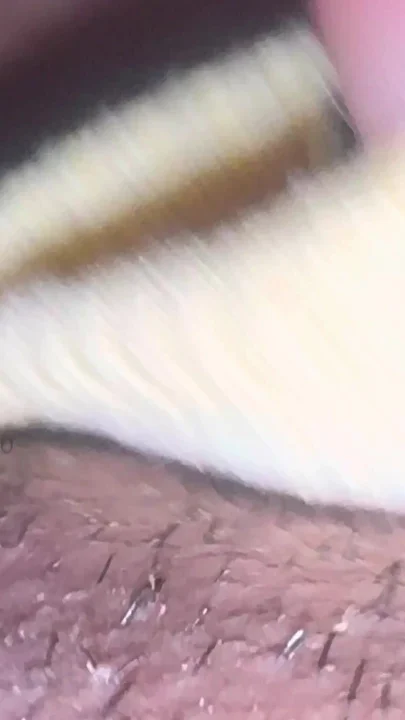 Testing intense suction from thebadpeach in his room while watching porn Clip 1