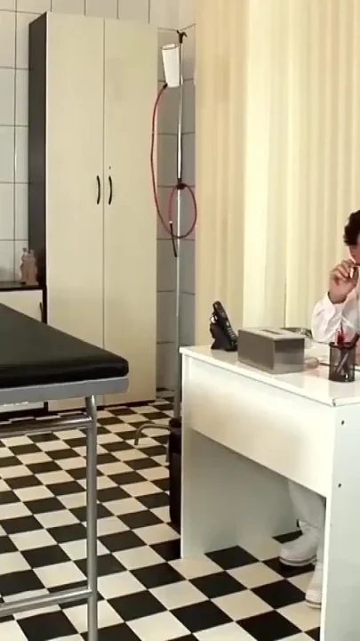 Fresh 19 Year Old Gets Ass Licked and Fucked Anal by Doctor