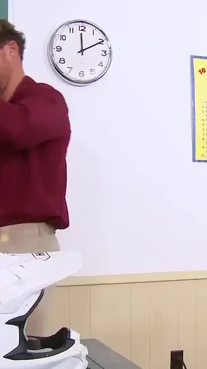 Horny teen fucked in classroom by lusty professor