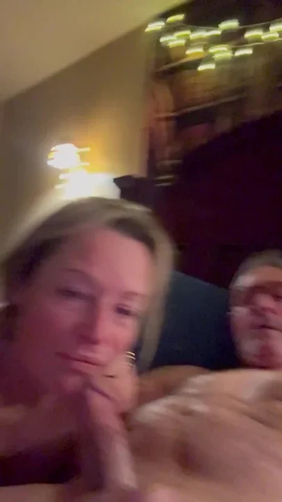 Mature Wife Plays with Food and Cock