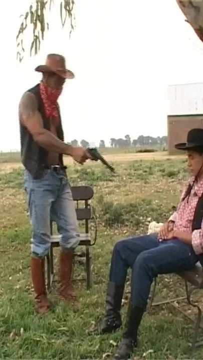 Twink gets robbed and fucked by two muscular crook gays