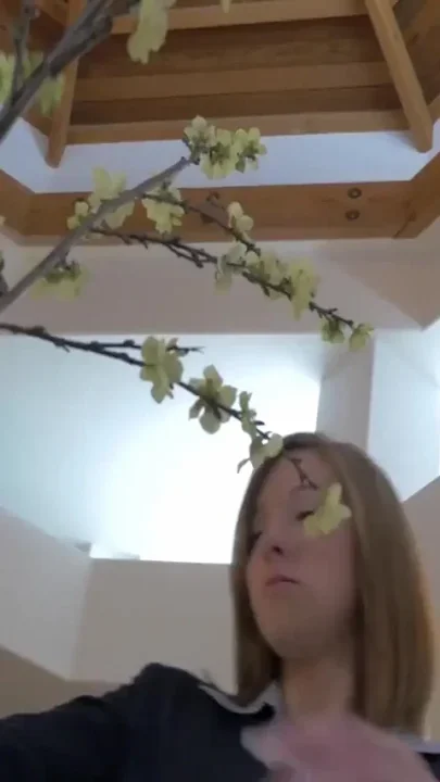 When she is alone at home everything can happen