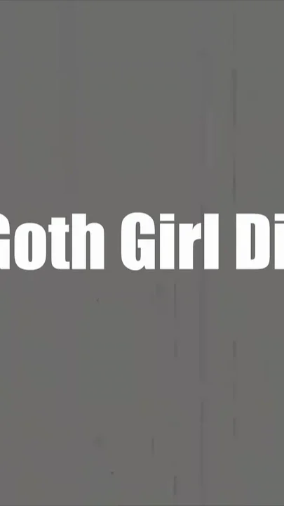 German Goth Girl Dick Down