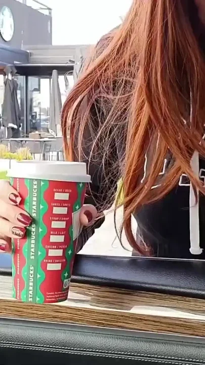 Starbucks in exchange for a Quickie in the car Clip 1