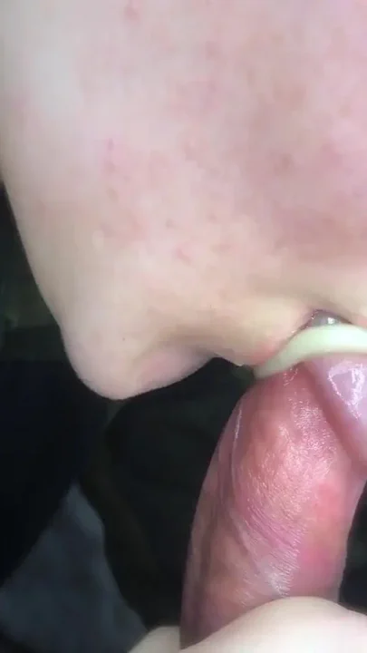 Swallowing Cum From Condom