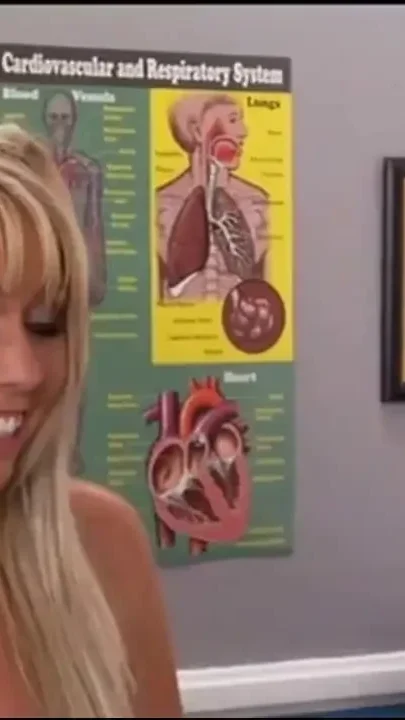 Doctor tricks blonde slut patient