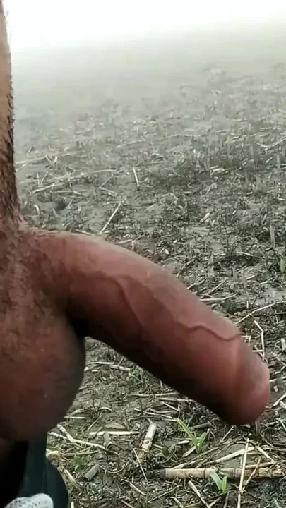 Big Cock Showing on Open Area