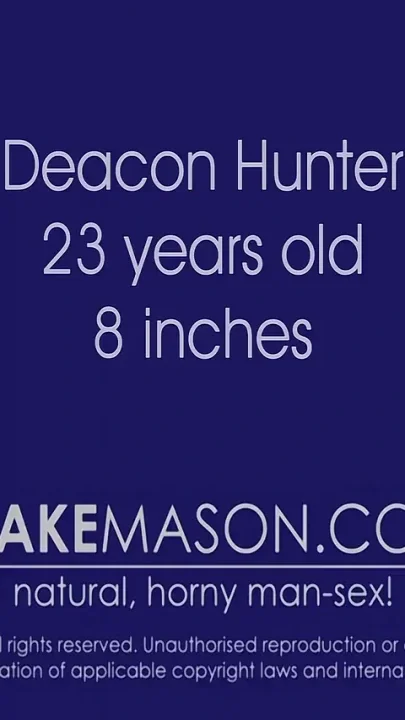Sweet Deacon Drains His Wet Dick