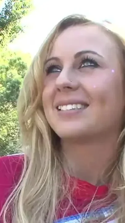 Hard double penetration for a fresh blonde craving for cock