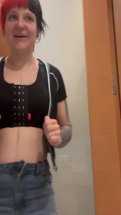 First Shower After Boob Job - Drains Out Swollen & Bruised