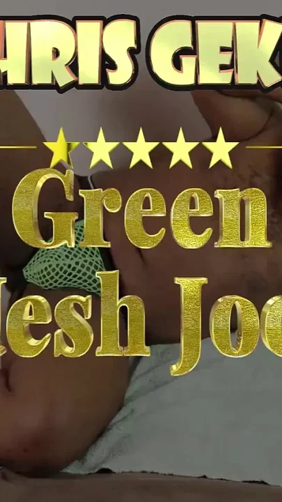 Blowing Huge Load in Sexy Green Mesh Net Jockstrap