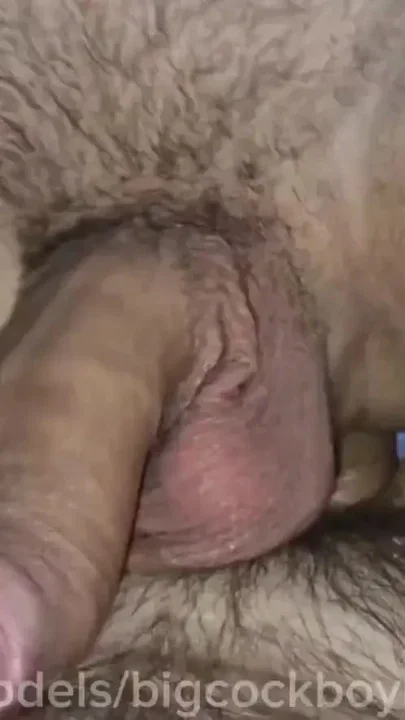 Femboy's fuck hole in the hot cum of a horny daddy's bareback fuck Clip 1