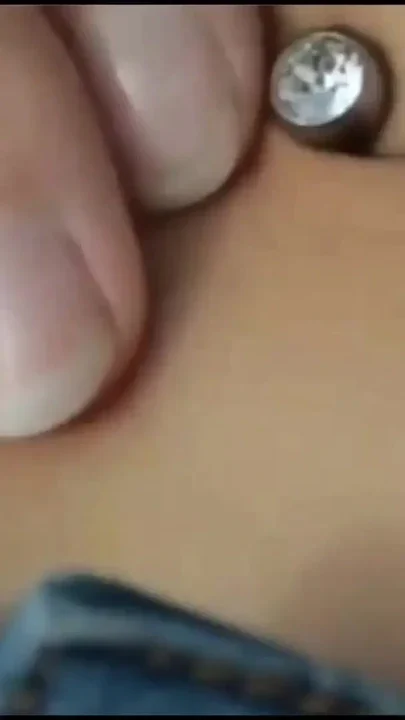 Navel Play With Q Tip Montage Clip 2