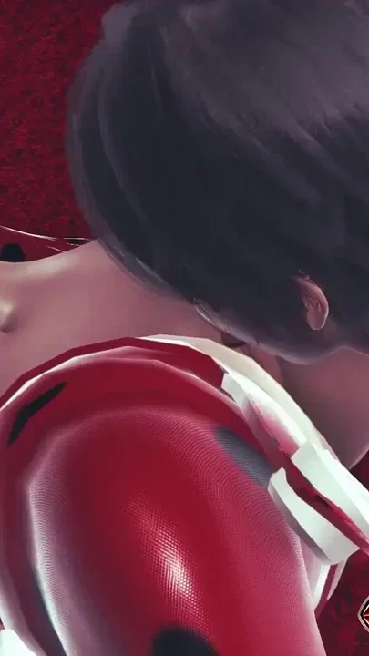 Ladybug Rule34 3D Hentai Animation – Busty Girl in Hot Red Latex Suit Enjoys Big