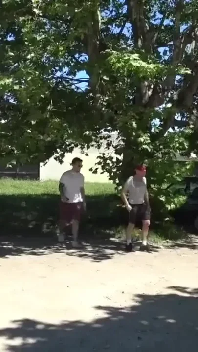 Sexy young straight creampied in outdoor park