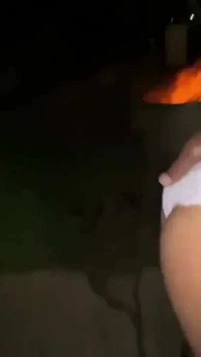 Monster Cock BBC Sneak in My Backyard an Fuck Me