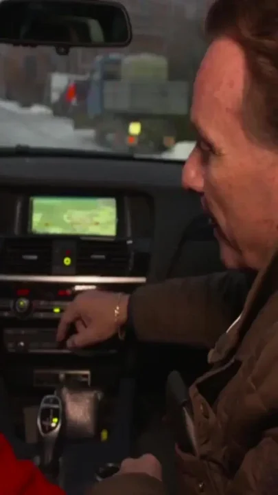 Lovely big ass brunette fucks in the car and in the office