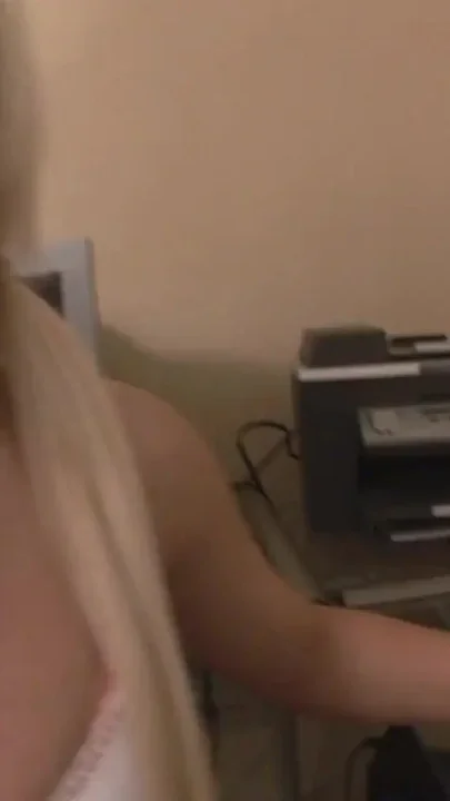 Hot blonde teen rides a big hard cock