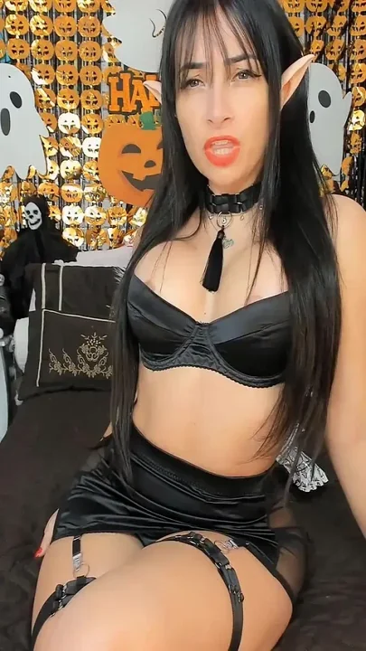 Halloween Sexy Gothic Elf Jerk off Instructions JOI