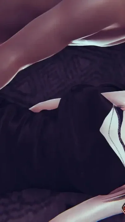 A Hot Japanese Girl in Black Night Dress and Heels – Tits Massage & Fingering