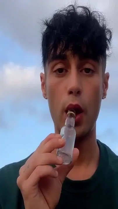 Task for Sub Boy - Eat Your Masters Cum From the Bottle Outdoors