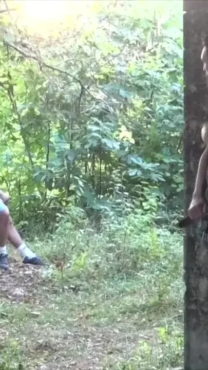 Enzo Rimenez fucked bareback by Nours in exhib outdoor place