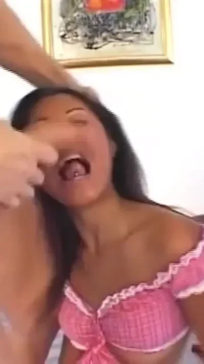 Two big cocks for an asian slut