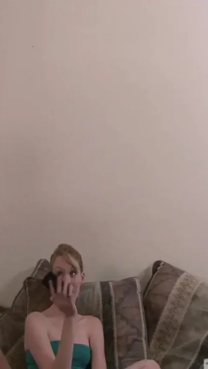 Two cocks shower her with cum
