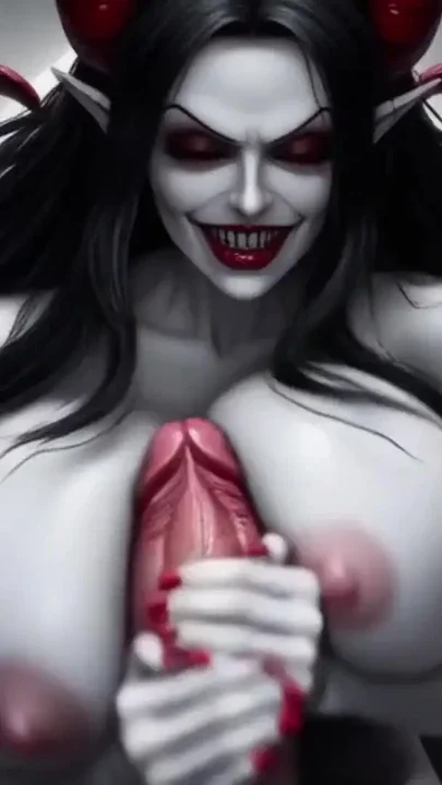 Hot demon titsjobs Ai animation Clip 1