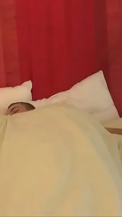 Sexy Brunette Wakes Boyfriend up with Blowjob