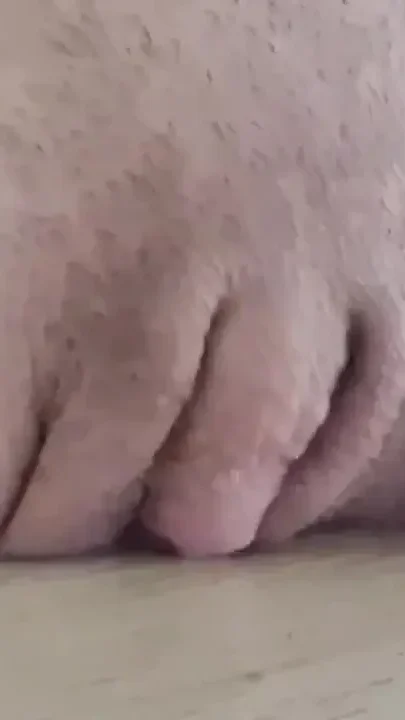 Huge Clit Rubs Against a Corner of the Table