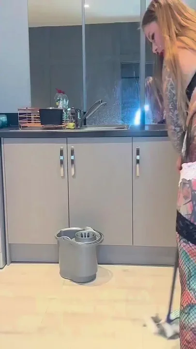 Plumber Calvin Rails Maid Sandy Hard on the Job