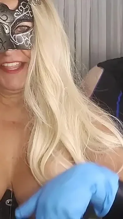 Mistress Blondie Put Him on All Fours for Better Ass Access