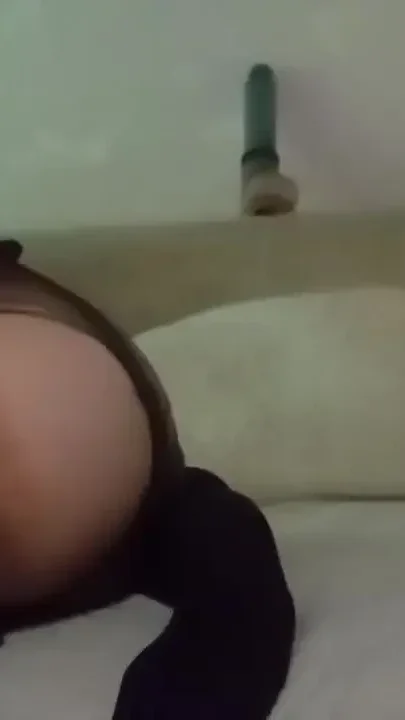 Sissy cd play big dildo