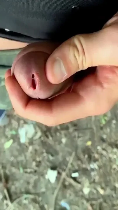 Look on My Wet Urethra - Glans Close up